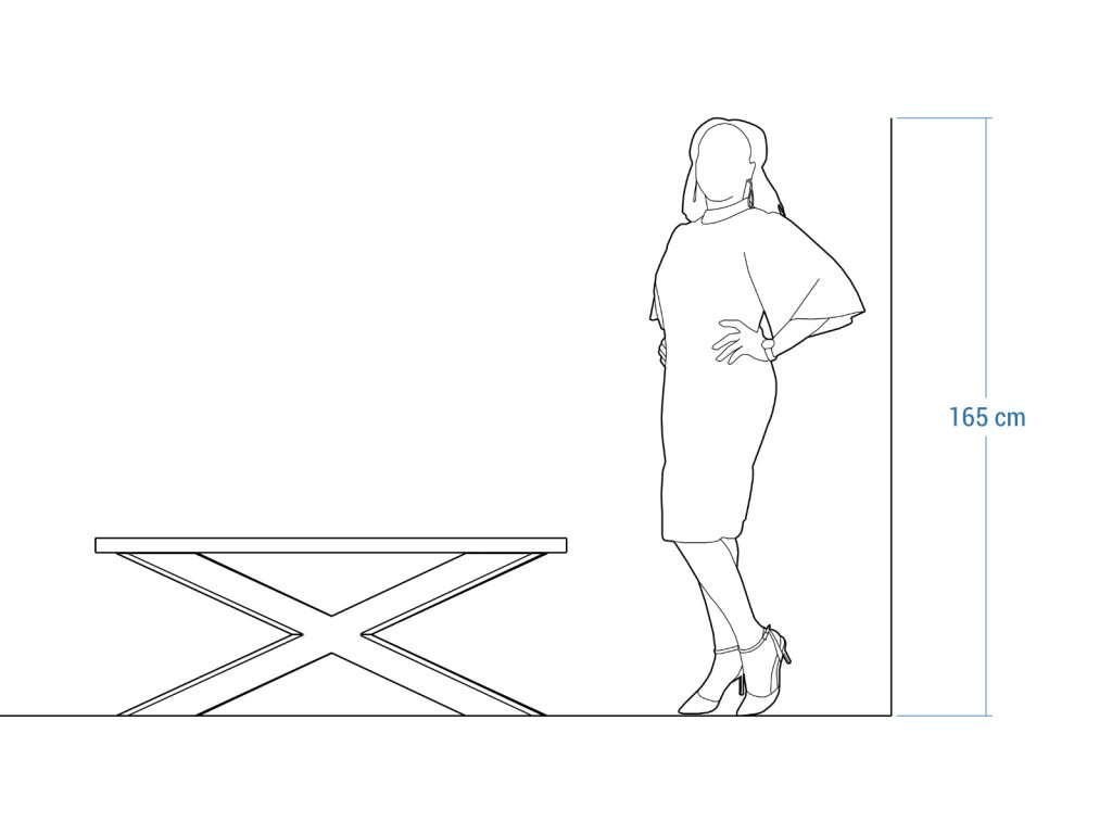 Stolik Pająk Heavy 70x130cm - obrazek 6