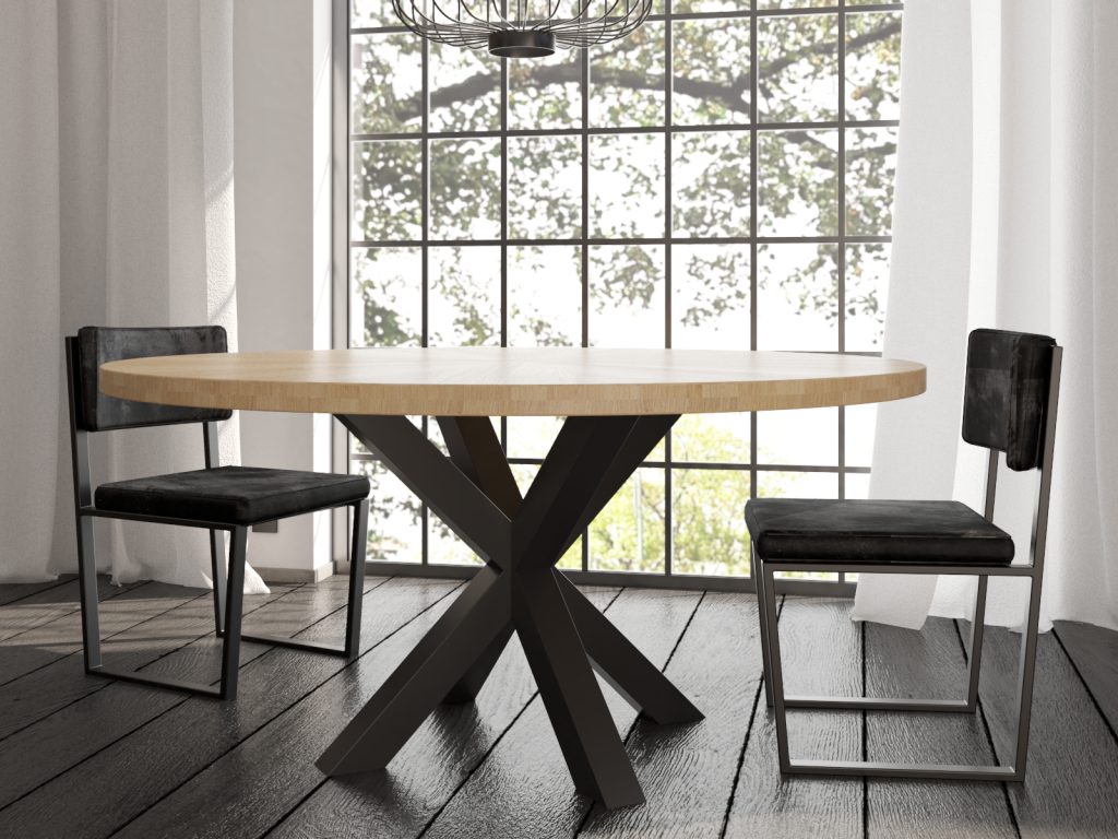 Okrągły Stół Pająk Średnica 160 cm - obrazek 2