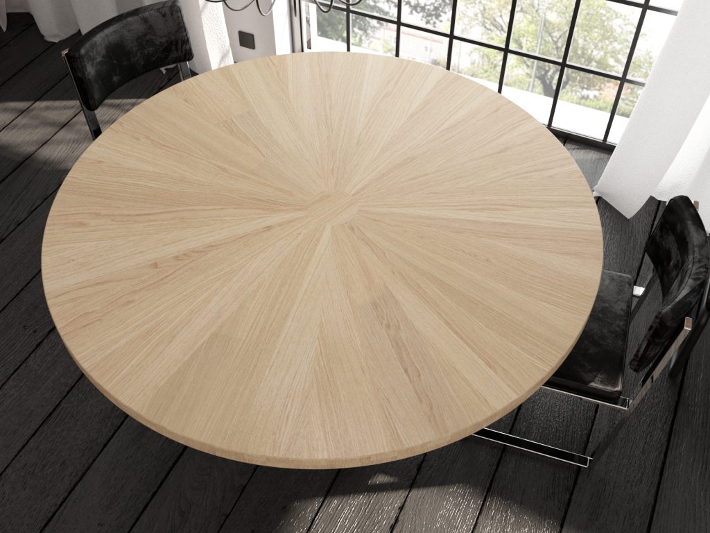 Okrągły Stół Pająk Heavy Chrom Średnica 160 cm - obrazek 3