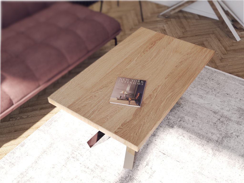 Stolik Pająk slim chrom 60x100cm - obrazek 3