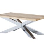 Stolik Pająk Heavy chrom 70x130cm