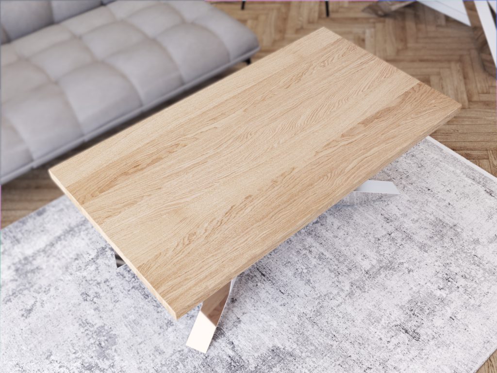 Stolik Pająk Heavy chrom 70x130cm - obrazek 3