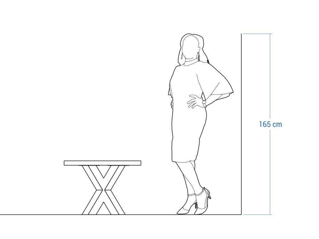 Okrągły Stolik Pająk Heavy chrom średnica 70cm - obrazek 6
