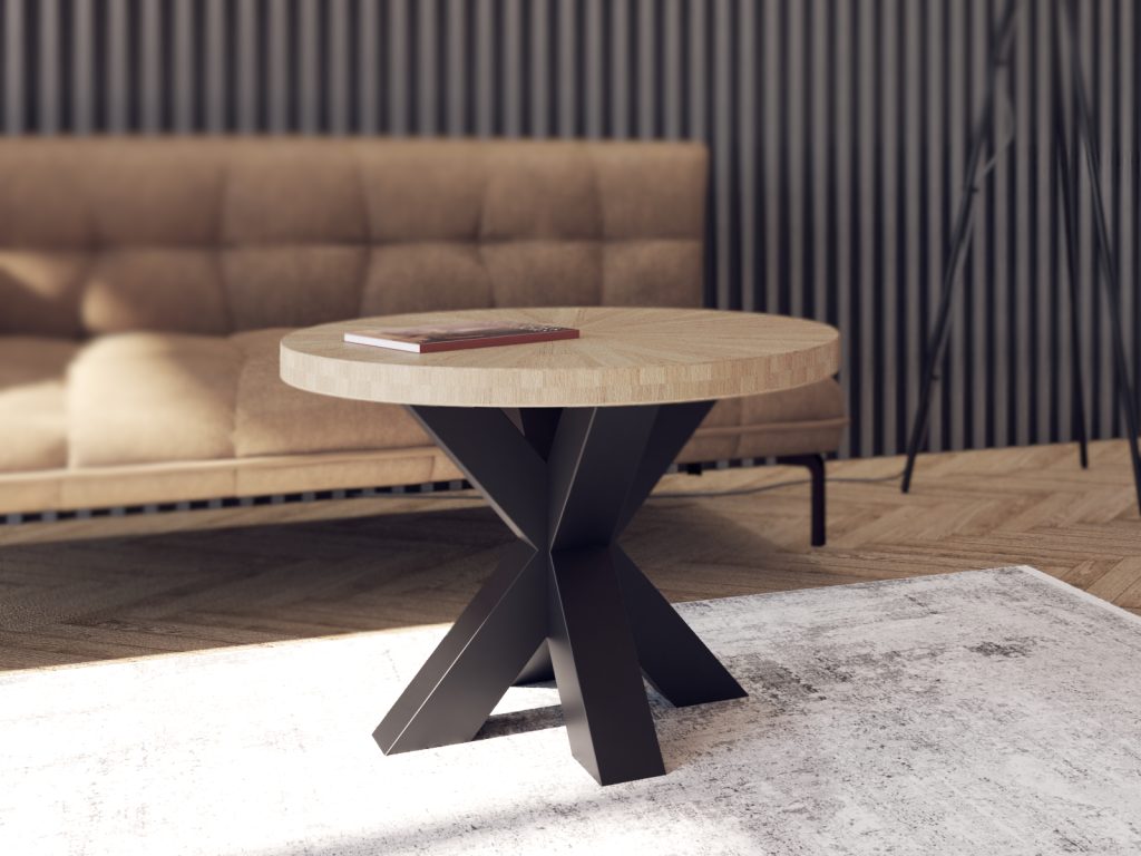 Okrągły Stolik Pająk Heavy średnica 70cm - obrazek 2