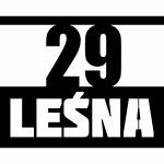 Ocynkowana tabliczka adresowa na ulicę
