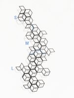 Dekoracja ścienna metalowa na rośliny pnące Trejaż Cube M 65x77 cm - obrazek 4