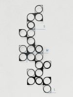 Dekoracja ścienna metalowa na rośliny pnące Trejaż Malla S 38x56 cm - obrazek 4