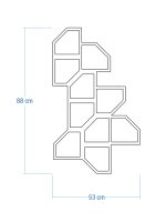 Dekoracja ścienna metalowa na rośliny pnące Trejaż Rima L 53x88 cm - obrazek 5