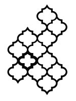 Dekoracja ścienna metalowa na rośliny pnące Trejaż Maroko M 54x79 cm