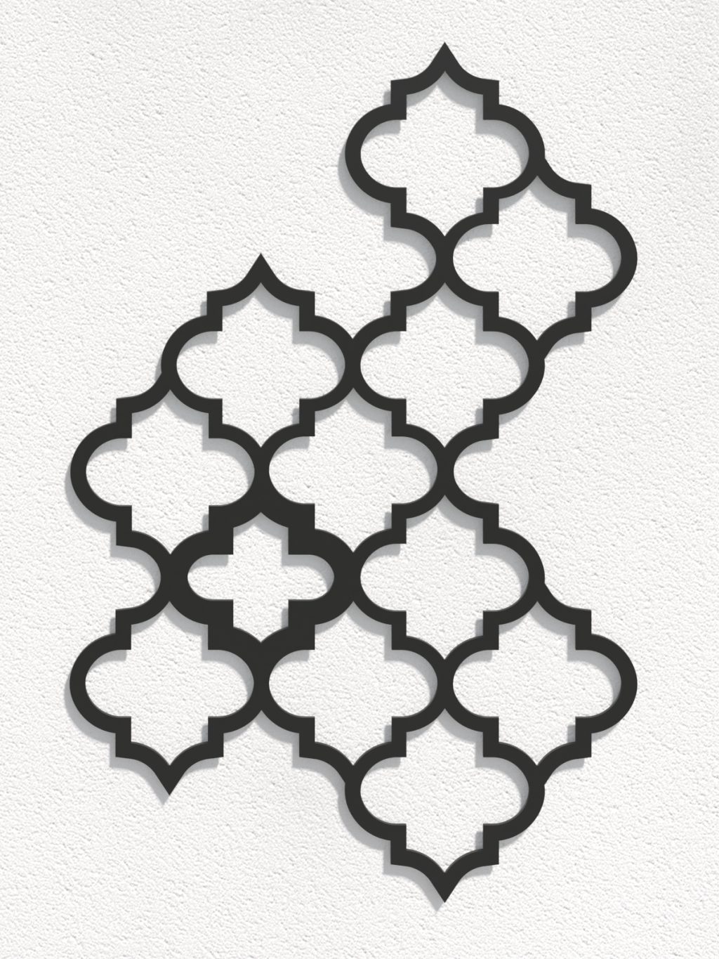 Dekoracja ścienna metalowa na rośliny pnące Trejaż Maroko M 54x79 cm - obrazek 2