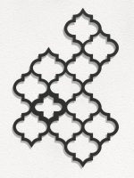 Dekoracja ścienna metalowa na rośliny pnące Trejaż Maroko M 54x79 cm - obrazek 2