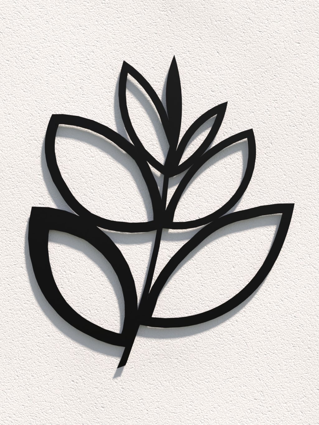 Dekoracja ścienna metalowa na rośliny pnące Trejaż Floral M 55x67 cm - obrazek 2