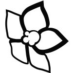 Dekoracja ścienna metalowa na rośliny pnące Trejaż Floral S 49x49 cm