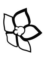 Dekoracja ścienna metalowa na rośliny pnące Trejaż Floral S 49x49 cm