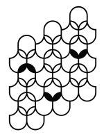 Dekoracja ścienna metalowa na rośliny pnące Trejaż Orient L 69x98 cm