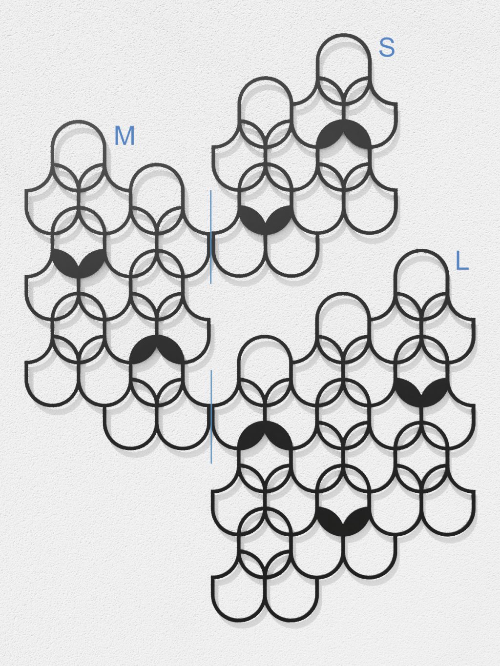 Dekoracja ścienna metalowa na rośliny pnące Trejaż Orient L 69x98 cm - obrazek 4