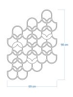 Dekoracja ścienna metalowa na rośliny pnące Trejaż Orient L 69x98 cm - obrazek 5