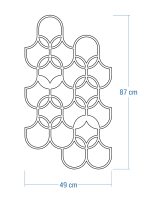 Dekoracja ścienna metalowa na rośliny pnące Trejaż Orient M 49x87 cm - obrazek 5