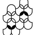 Dekoracja ścienna metalowa na rośliny pnące Trejaż Orient S 49x64 cm