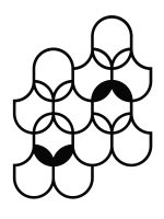 Dekoracja ścienna metalowa na rośliny pnące Trejaż Orient S 49x64 cm