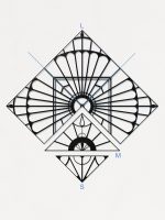 Dekoracja ścienna metalowa na rośliny pnące Trejaż Paro M 80x80 cm - obrazek 5