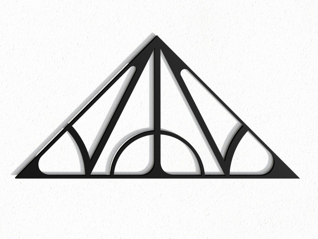 Dekoracja ścienna metalowa na rośliny pnące Trejaż Paro S 57x57 cm - obrazek 2