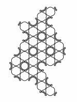 Dekoracja ścienna metalowa na rośliny pnące Trejaż Esso L 62x98 cm