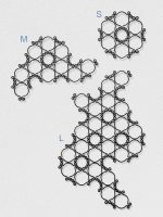 Dekoracja ścienna metalowa na rośliny pnące Trejaż Esso L 62x98 cm - obrazek 3