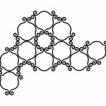 Dekoracja ścienna metalowa na rośliny pnące Trejaż Esso M 62x46 cm