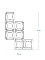 Dekoracja ścienna metalowa na rośliny pnące Trejaż Matte M 50x66 cm - obrazek 4