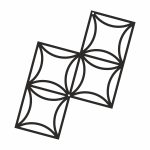 Dekoracja ścienna metalowa na rośliny pnące Trejaż Matte S 33x49 cm