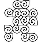 Dekoracja ścienna metalowa na rośliny pnące Trejaż Kumulus L 79x98 cm