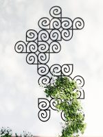 Dekoracja ścienna metalowa na rośliny pnące Trejaż Kumulus M 79x79 cm - obrazek 2