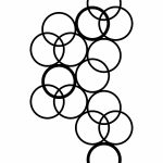 Dekoracja ścienna metalowa na rośliny pnące Trejaż Kulos M 46x86 cm