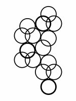 Dekoracja ścienna metalowa na rośliny pnące Trejaż Kulos M 46x86 cm