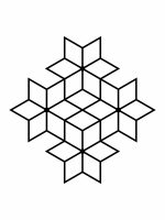 Dekoracja ścienna metalowa na rośliny pnące Trejaż Tahti M 69x69 cm