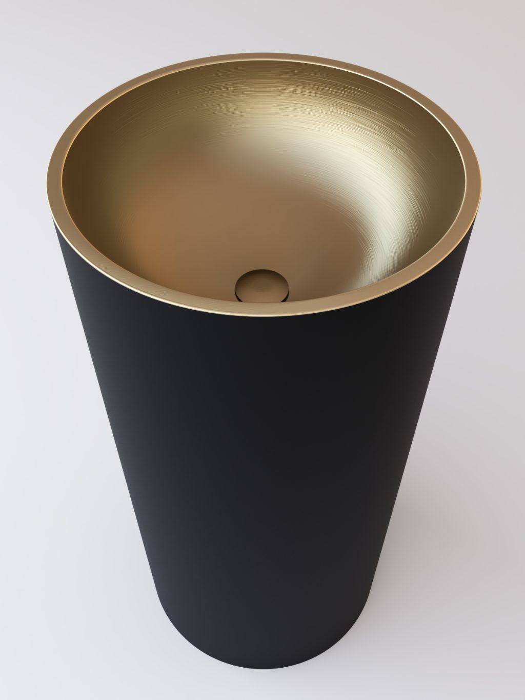 Umywalka wolnostojąca Tube średnica 37 cm - obrazek 3