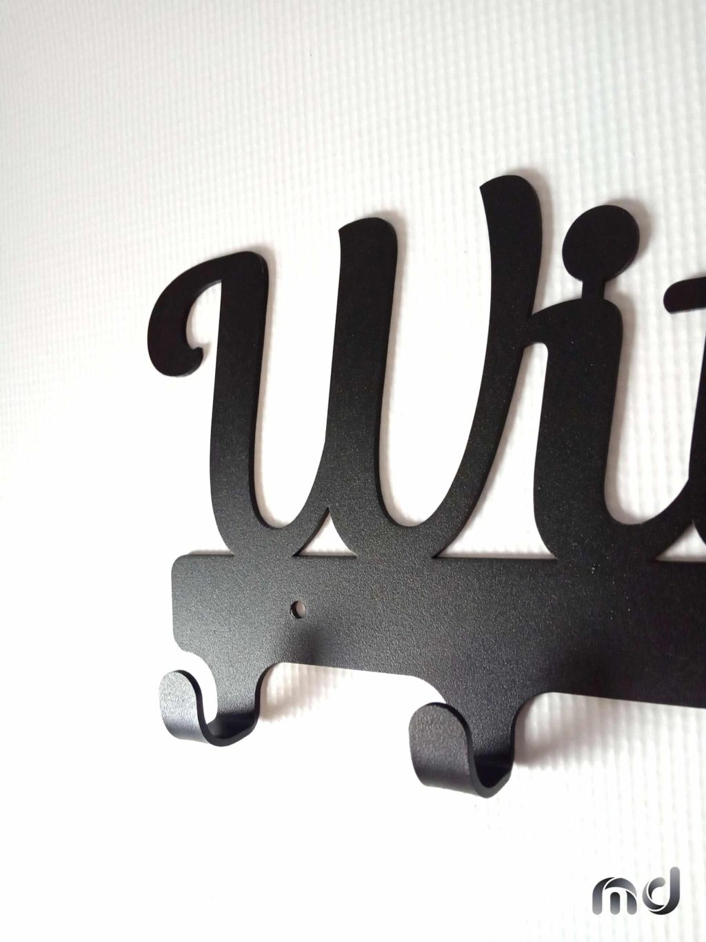 Wieszak metalowy na ubrania Witamy 40 cm - obrazek 3