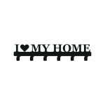 Wieszak metalowy na ubrania I love my home 60 cm
