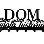 Wieszak metalowy na ubrania Dom jest… 60 cm