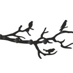 Wieszak metalowy ścienny Gałąź WIE112 40 cm