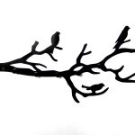 Wieszak metalowy ścienny Gałąź WIE112 60 cm