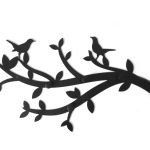 Wieszak ścienny metalowy SŁOWIK WIE162 60 cm