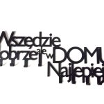 Wieszak metalowy Wszędzie dobrze WIE181 60 cm
