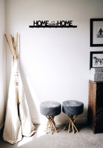 Wieszak na kurtki Home sweet home 80 cm - obrazek 2