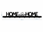 Wieszak na kurtki Home sweet home 80 cm - obrazek 3