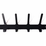 Wieszak metalowy na ubrania 8 haczyków 40 cm