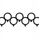 Wieszak metalowy ścienny Koła WIE060 60 cm