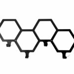 Wieszak metalowy Heksagon 40 cm