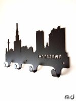Wieszak na ubrania miasto Warszawa 30 cm - obrazek 3
